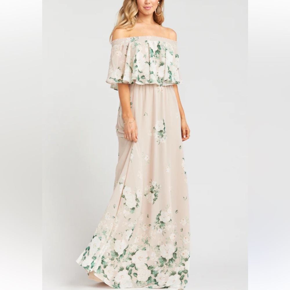 NWT Show Me Your Mumu Convertible Off Shoulder Dress